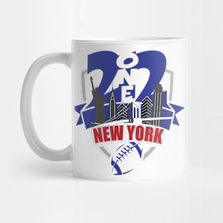 212 New York City Football Blue/Red Mug